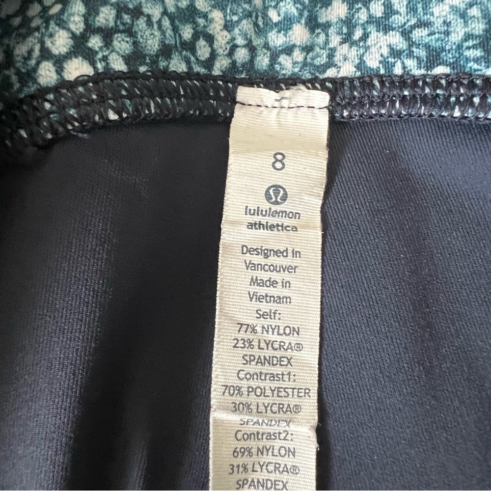 Lululemon Inkwell Stash It Crop Athletic Legging Pant - Picture 9 of 10